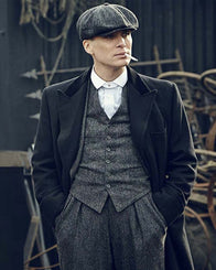 Peaky Blinders Thomas Shelby Black Coat Coat unisex detail view 3 | Dash Racegear — Peaky Blinders Black Trench Coat