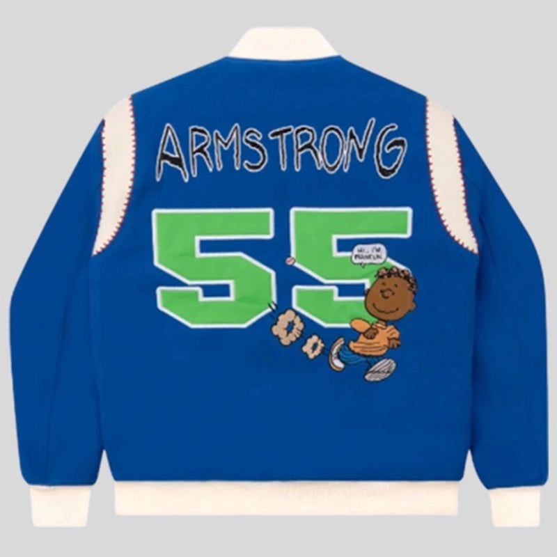 Tier Franklin Armstrong Varsity Jacket Varsity Jacket unisex detail view 2 | Dash Racegear — Heritage Meets Hype – Tier Franklin Armstrong Varsity