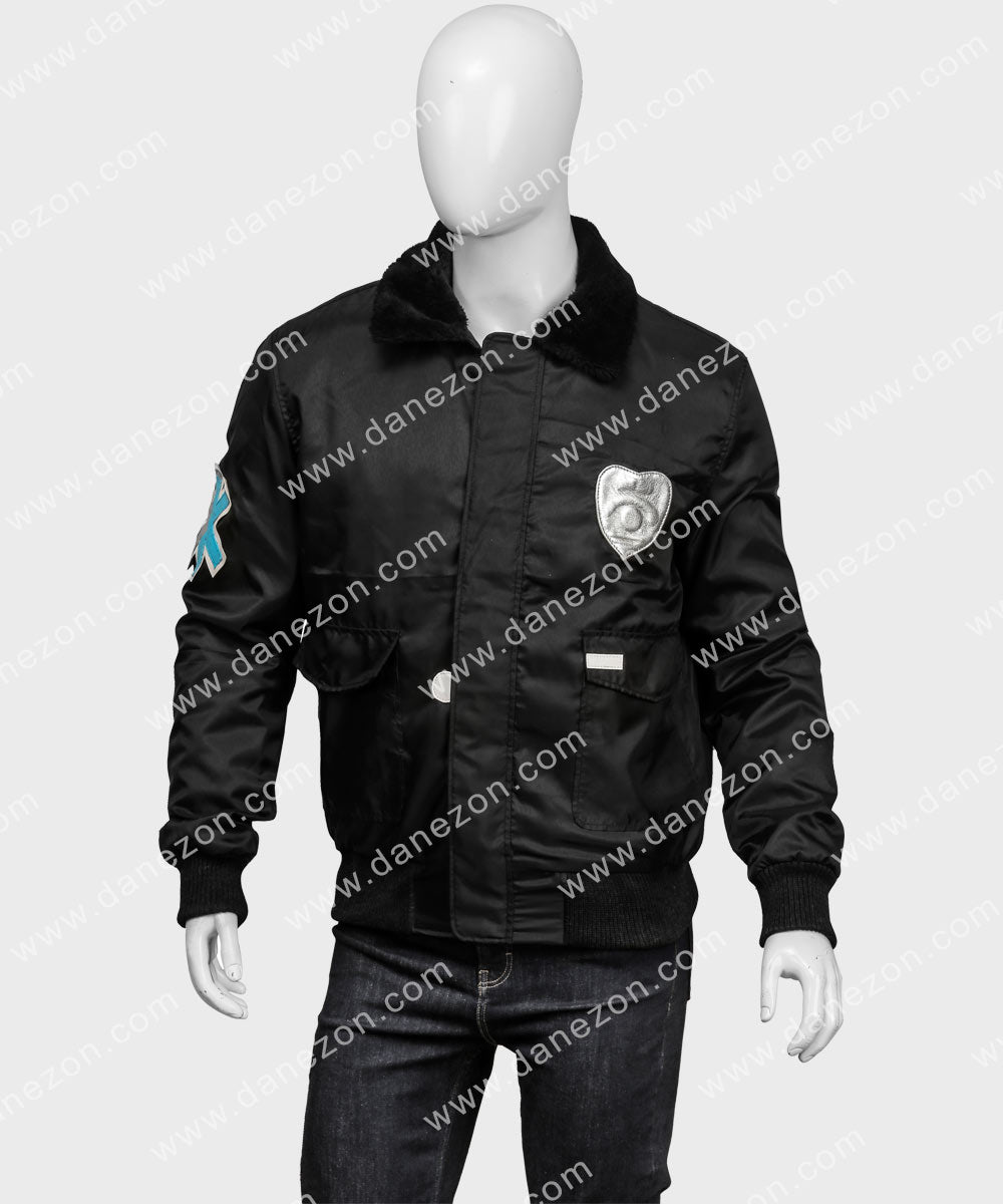 Tiger King Joe Exotic EMS Bomber Jacket Bomber Jacket unisex front product view | Dash Racegear — Joe Exotic EMS Jacket