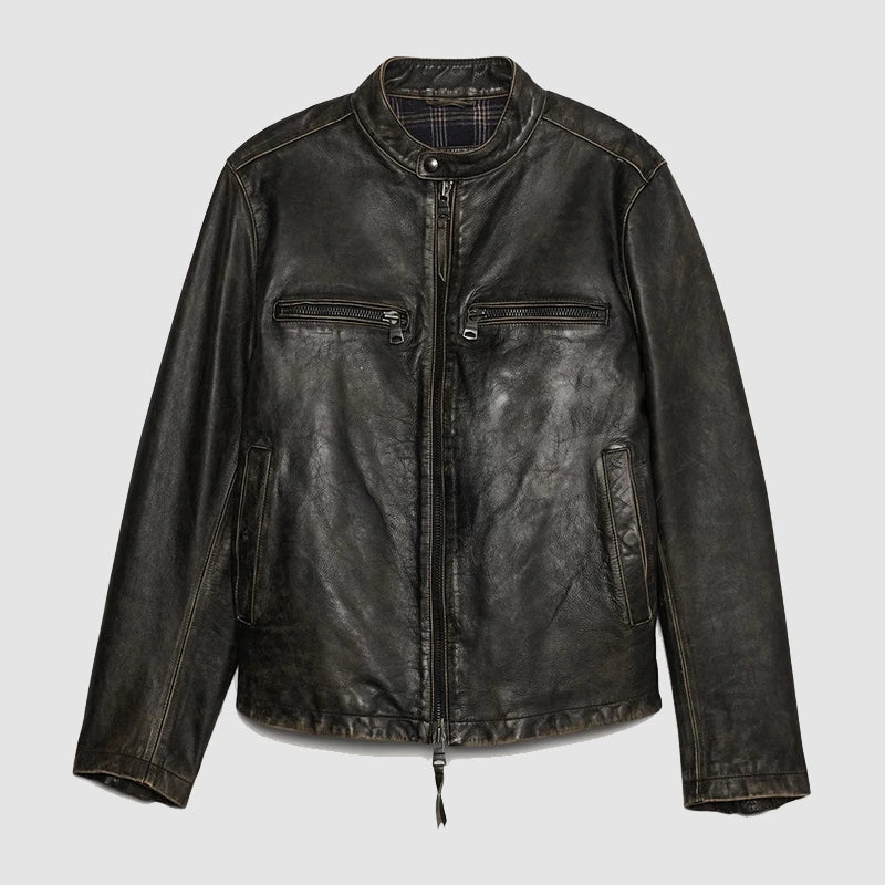 The Rookie S07 Tim Bradford Leather Jacket Leather Jacket unisex detail view 2 | Dash Racegear — The Rookie-Inspired Leather Jacket – Tim Bradford’s Season 7 Look