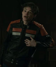 Titans Jason Todd Cafe Racer Jacket Jacket unisex front product view | Dash Racegear — Titans Curran Walters Leather Jacket