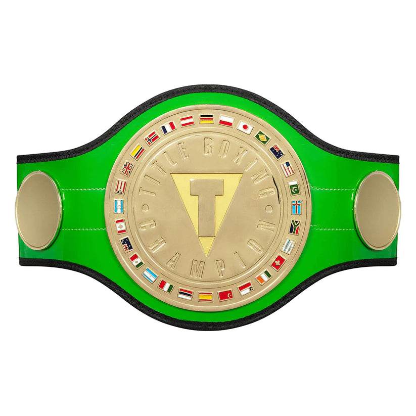 Title Boxing Green Championship Belt - 1 | Dash Racegear