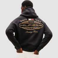 Tommy Hilfiger F1 Movie Graphic Hoodie Jacket unisex detail view 5 | Dash Racegear — Tommy Hilfiger racing hoodie featuring Formula 1 film artwork