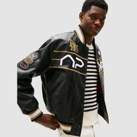 Tommy Hilfiger F1 Movie Racing Varsity Jacket Varsity Jacket unisex detail view 7 | Dash Racegear — Tommy Hilfiger F1 Movie varsity jacket with racing design