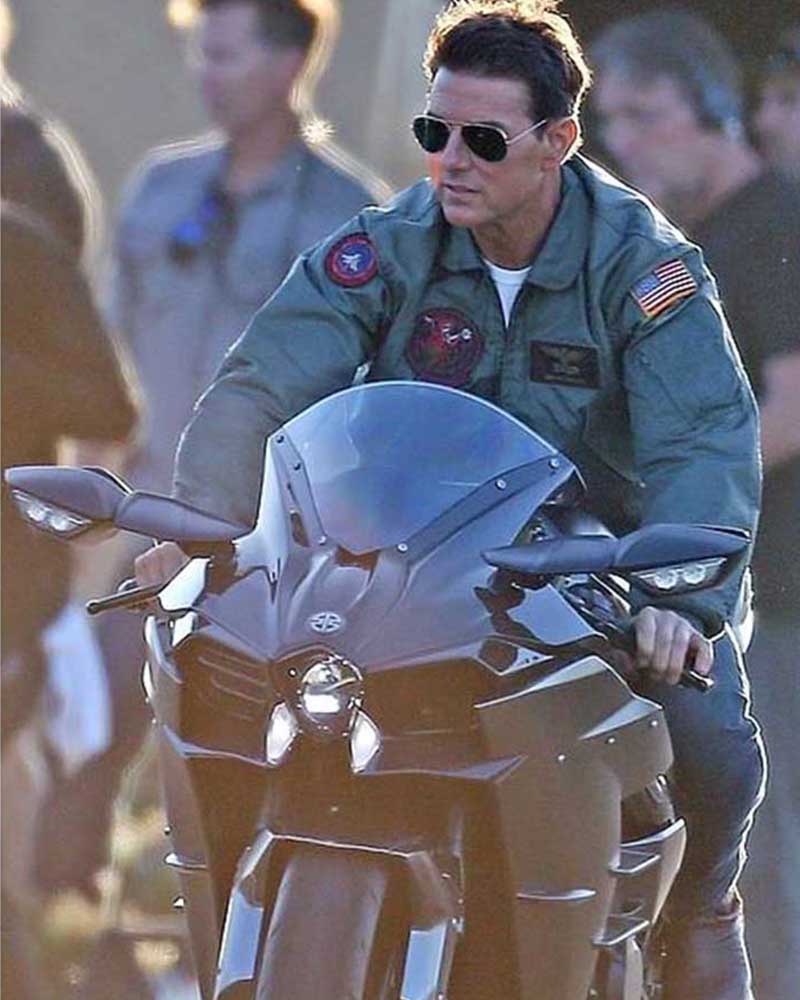 Top Gun 2 Maverick Jacket Jacket unisex detail view 10 | Dash Racegear — Top Gun 2 Green Jacket