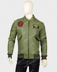 Top Gun 2 Maverick Jacket Jacket unisex front product view | Dash Racegear — Top Gun 2 Jacket