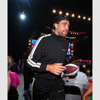 Travis Kelce 2025 Big Slick Weekend Black Jacket Jacket unisex front product view | Dash Racegear — Black Big Slick Jacket 2025 – Travis Kelce’s Stylish Moment