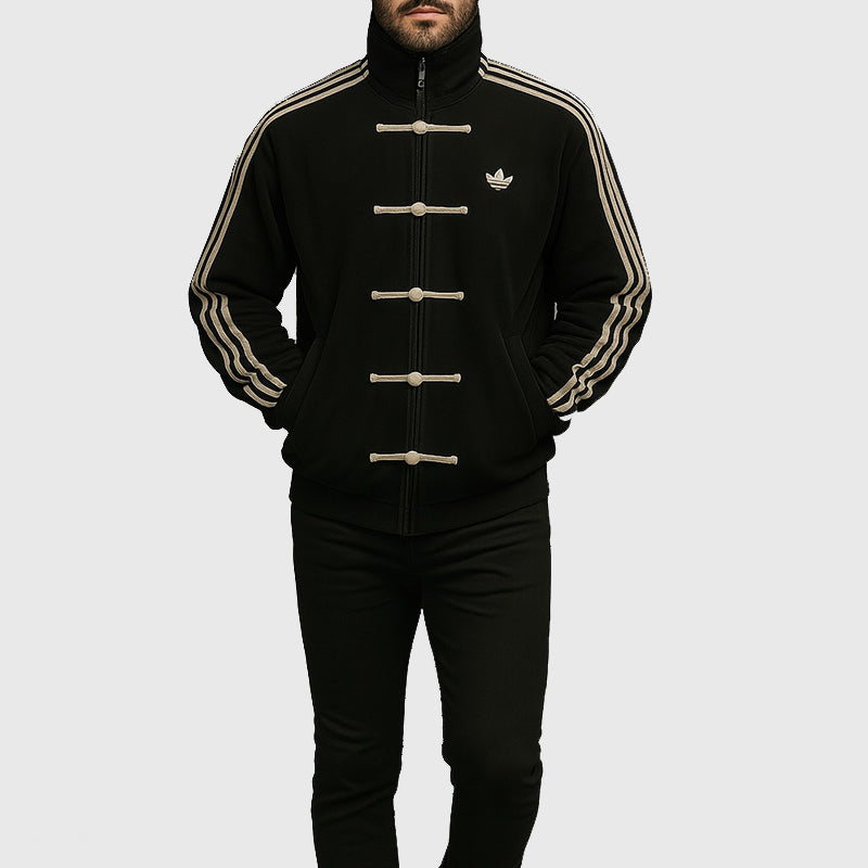 Adidas Chinese New Year Jacket Jacket unisex detail view 7 | Dash Racegear — Trendy Adidas Chinese New Year Jacket Black For Sale