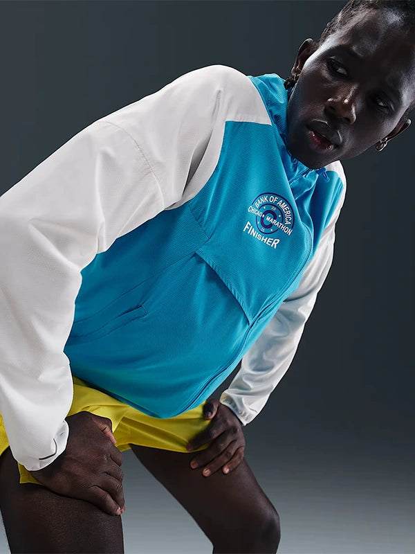Nike Chicago Marathon Finisher Jacket 2025 Jacket unisex detail view 5 | Dash Racegear — Marathon 2025 Finisher outerwear from Nike Chicago collection