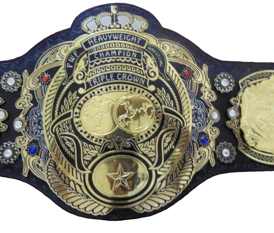 Triple Crown World Heavyweight Championship Leather Belt - 1 | Dash Racegear