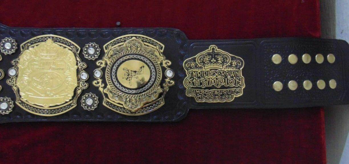 Triple Crown World Heavyweight Championship Leather Belt - 5 | Dash Racegear