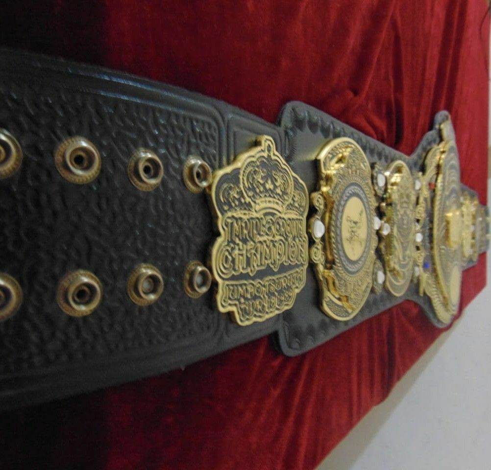 Triple Crown World Heavyweight Championship Leather Belt - 2 | Dash Racegear