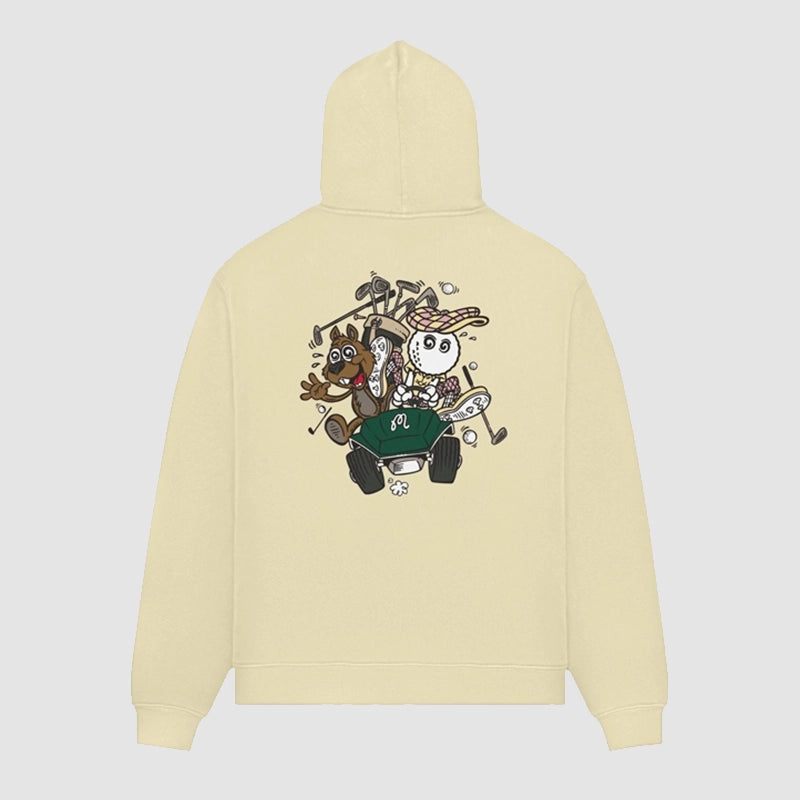 Malbon Two Man Scramble Hoodie Hoodie unisex detail view 4 | Dash Racegear — Two Man Scramble Hoodie – Malbon’s Signature Golf Look