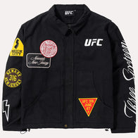 UFC 316 Patchwork Full-Zip Canvas Jacket Jacket unisex detail view 2 | Dash Racegear — ufc 316 full-zip jacket in canvas