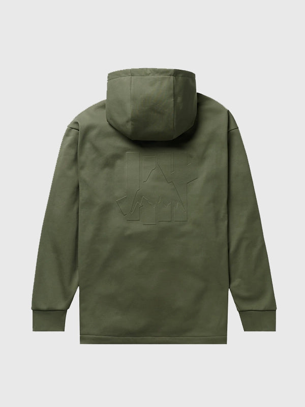 UNDEFEATED x Burton Performance Hoodie Hoodie unisex detail view 4 | Dash Racegear — Burton x UNDEFEATED 2026 hoodie, unisex fleece performance style for workouts, layering, and casual outfits.