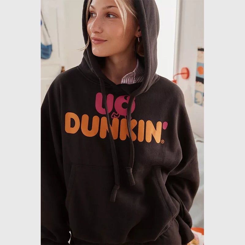 UO x Dunkin Graphic Bubble Hoodie Hoodie unisex detail view 4 | Dash Racegear — Trendy graphic hoodie from Dunkin x UO streetwear drop
