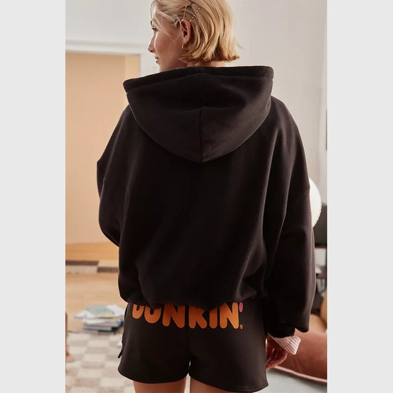 UO x Dunkin Graphic Bubble Hoodie Hoodie unisex detail view 3 | Dash Racegear — Limited edition UO Dunkin hoodie featuring playful bubble print