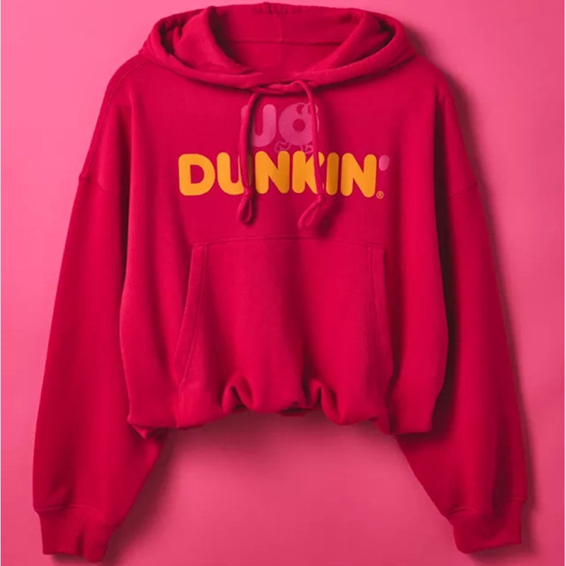 UO x Dunkin Graphic Bubble Hoodie Hoodie unisex detail view 5 | Dash Racegear — Urban Outfitters Dunkin bubble hoodie with colorful logo graphic