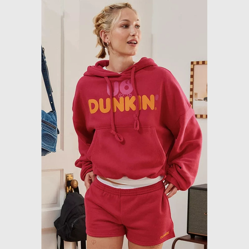 UO x Dunkin Graphic Bubble Hoodie Hoodie unisex detail view 8 | Dash Racegear — Streetwear bubble hoodie from UO and Dunkin collection