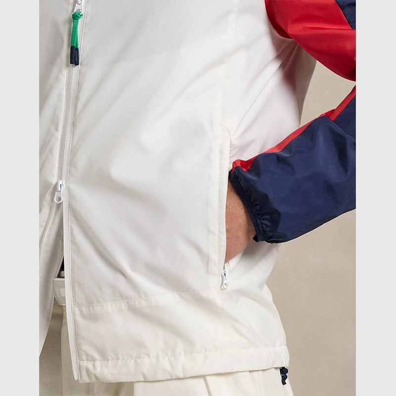 Ralph Lauren US Open Umpire Hooded Jacket Jacket unisex detail view 4 | Dash Racegear — 20th anniversary US Open 2025 hooded jacket by Polo Ralph Lauren.
