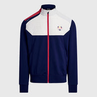 Ralph Lauren US Ryder Cup Hybrid Jacket Jacket unisex front product view | Dash Racegear — front view of US Ryder Cup Fleece Jacket 2025