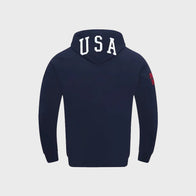 US Soccer Double Knit Hoodie Hoodie unisex detail view 2 | Dash Racegear — US Soccer Team Hoodie – Double Knit Fabric for Warmth