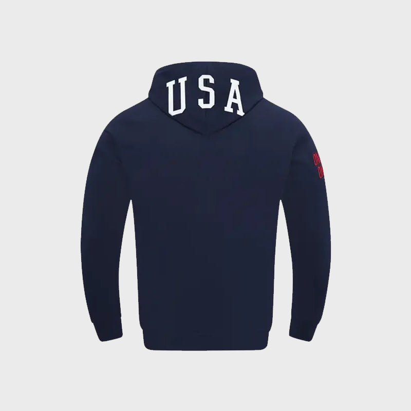 US Soccer Double Knit Hoodie Hoodie unisex detail view 2 | Dash Racegear — US Soccer Team Hoodie – Double Knit Fabric for Warmth