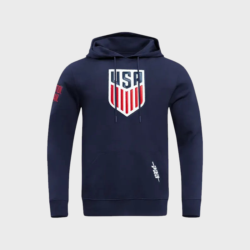 US Soccer Double Knit Hoodie Hoodie unisex front product view | Dash Racegear — US Soccer Double Knit Hoodie