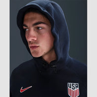 USMNT Tech Nike Soccer Fleece Hoodie Hoodie unisex detail view 4 | Dash Racegear — Nike US Soccer Hoodie – Men's Tech Fleece Look