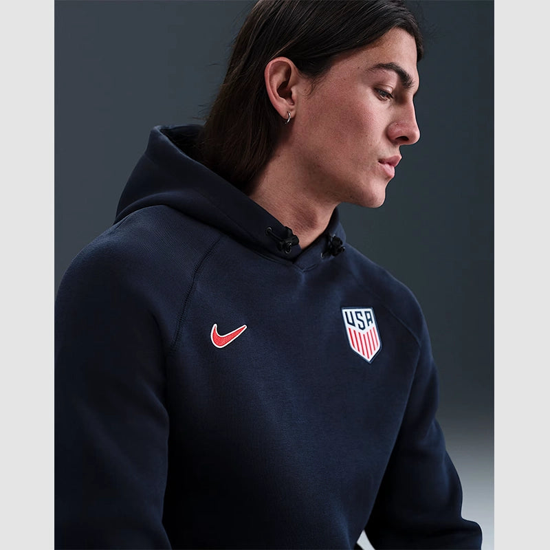 USMNT Tech Nike Soccer Fleece Hoodie Hoodie unisex detail view 2 | Dash Racegear — Tech Fleece Hoodie – USMNT Nike Soccer Apparel
