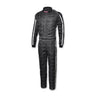 Ultra - 1 One Piece 2 Layer SFI 3.2A/5 Suit - Black / White - 4X - Large / Euro 66