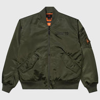 UNDEFEATED x Jordan Bomber Jacket Bomber Jacket unisex front product view | Dash Racegear — UNDEFEATED Jordan Bomber – Statement Streetwear Layer