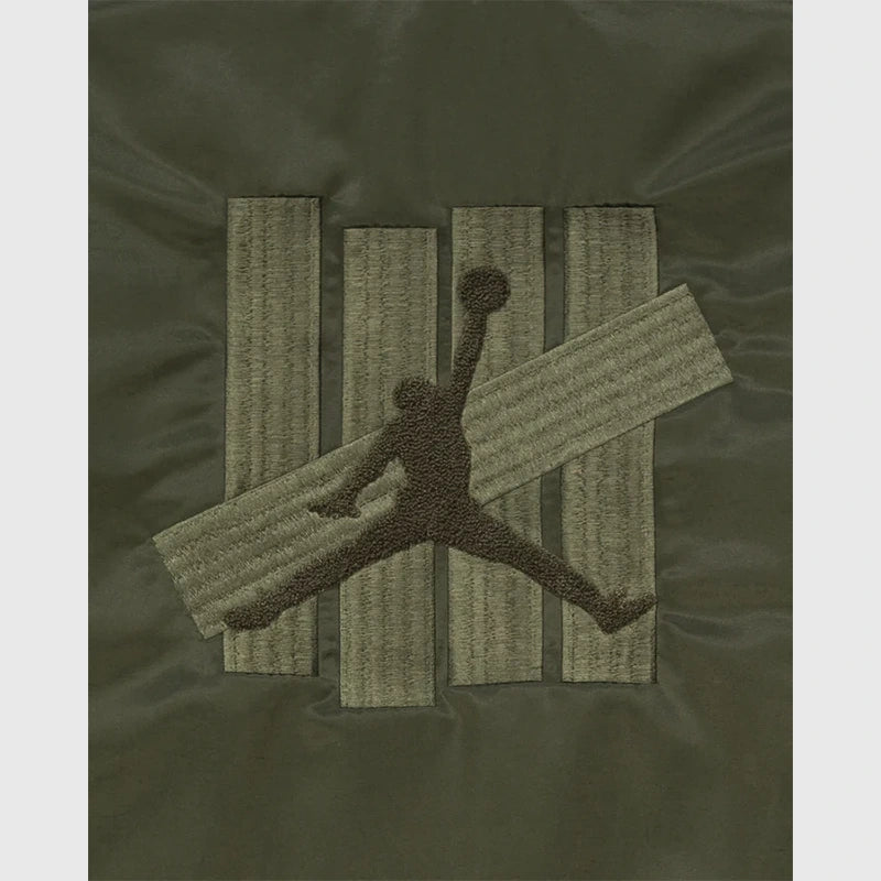 UNDEFEATED x Jordan Bomber Jacket Bomber Jacket unisex detail view 7 | Dash Racegear — Bold Moves Only – Jordan UNDEFEATED Bomber Jacket