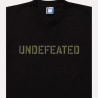 Undefeated Stencil Short Sleeve T-Shirt Shirt unisex detail view 7 | Dash Racegear — Undefeated Black Stencil Tee – Minimalist Streetwear