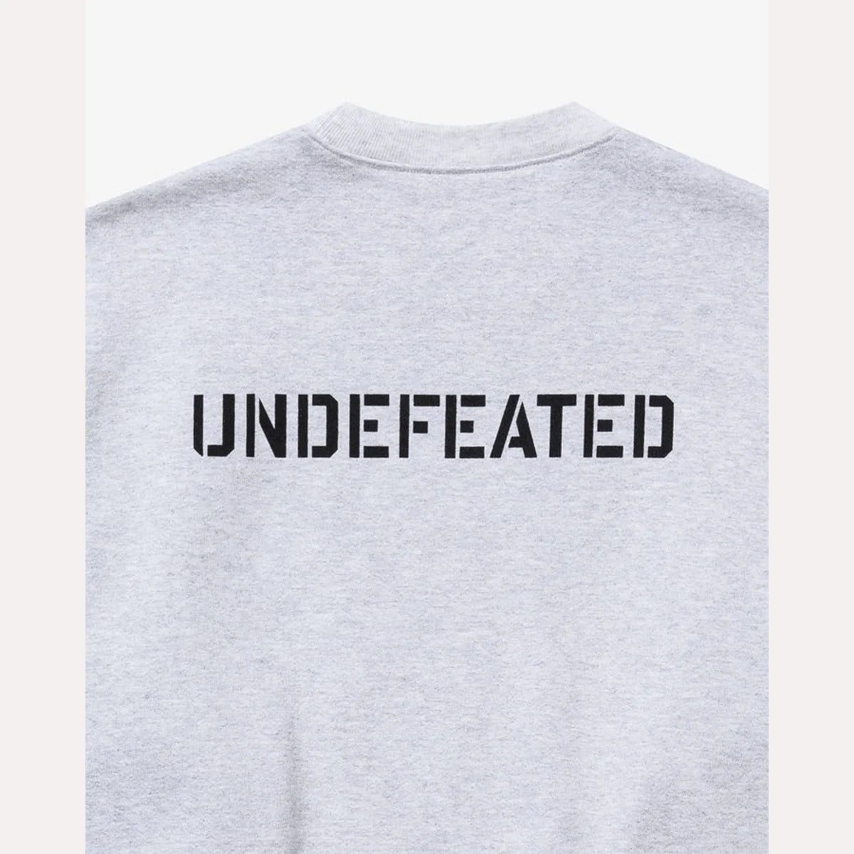 Undefeated Stencil Crewneck Fashion Apparel unisex detail view 4 | Dash Racegear — Undefeated Logo Stencil Crewneck for Urban Style