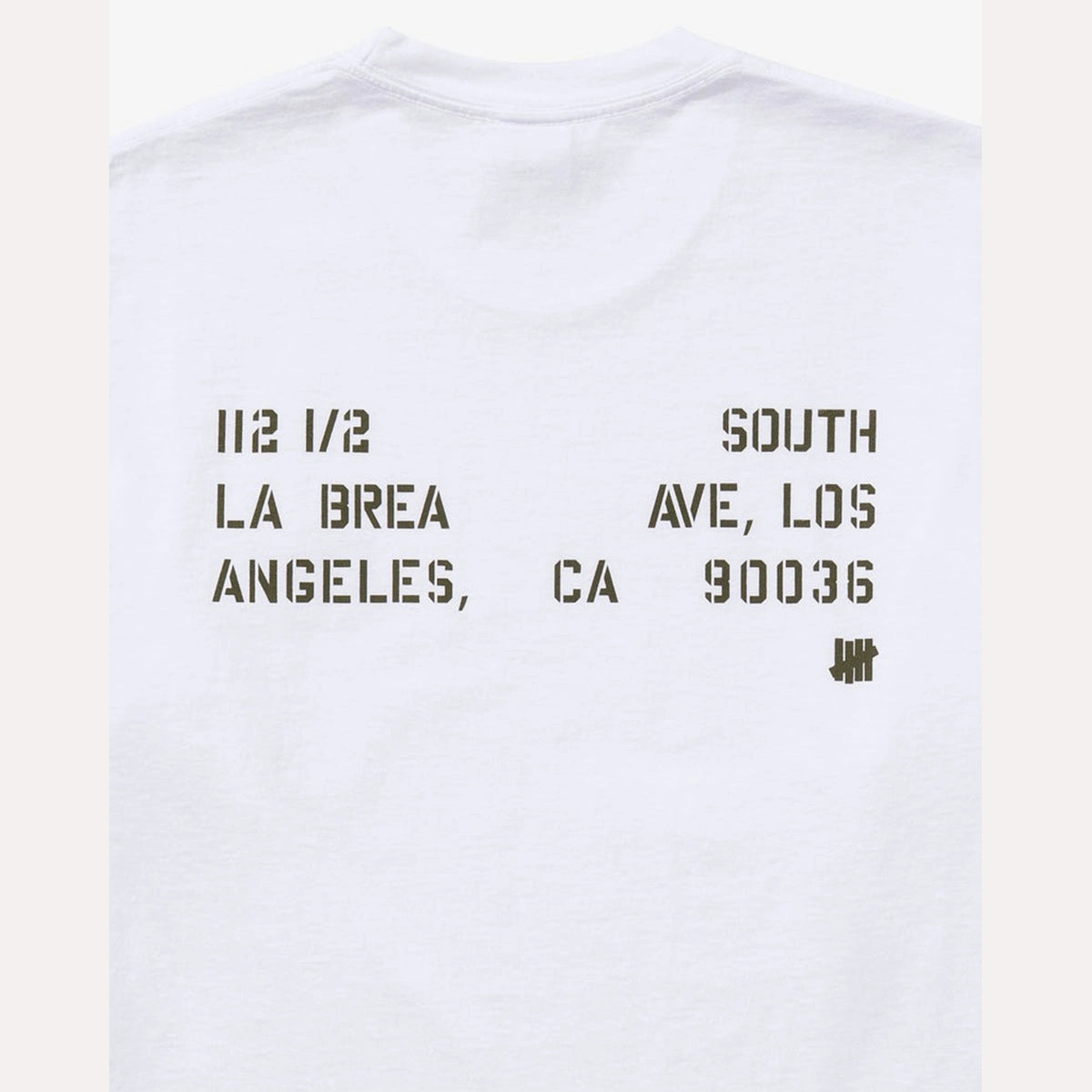 Undefeated Stencil Long Sleeve T-Shirt Shirt unisex detail view 4 | Dash Racegear — Undefeated Stencil Graphic Long Sleeve Streetwear Shirt