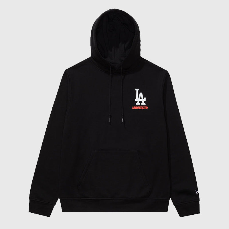 Undefeated x NE x Dodgers Stacked Logo Hoodie Hoodie unisex detail view 5 | Dash Racegear — Dodgers hoodie stacked logo edition from Undefeated and NE
