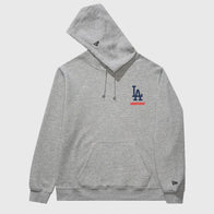 Undefeated x NE x Dodgers Stacked Logo Hoodie Hoodie unisex detail view 3 | Dash Racegear — Stylish Dodgers hoodie with stacked logo collab Undefeated New Era