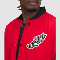 Steph Curry Red Jacket Jacket unisex detail view 8 | Dash Racegear — This Steph Curry red jacket blends athletic influence with bold, modern streetwear.