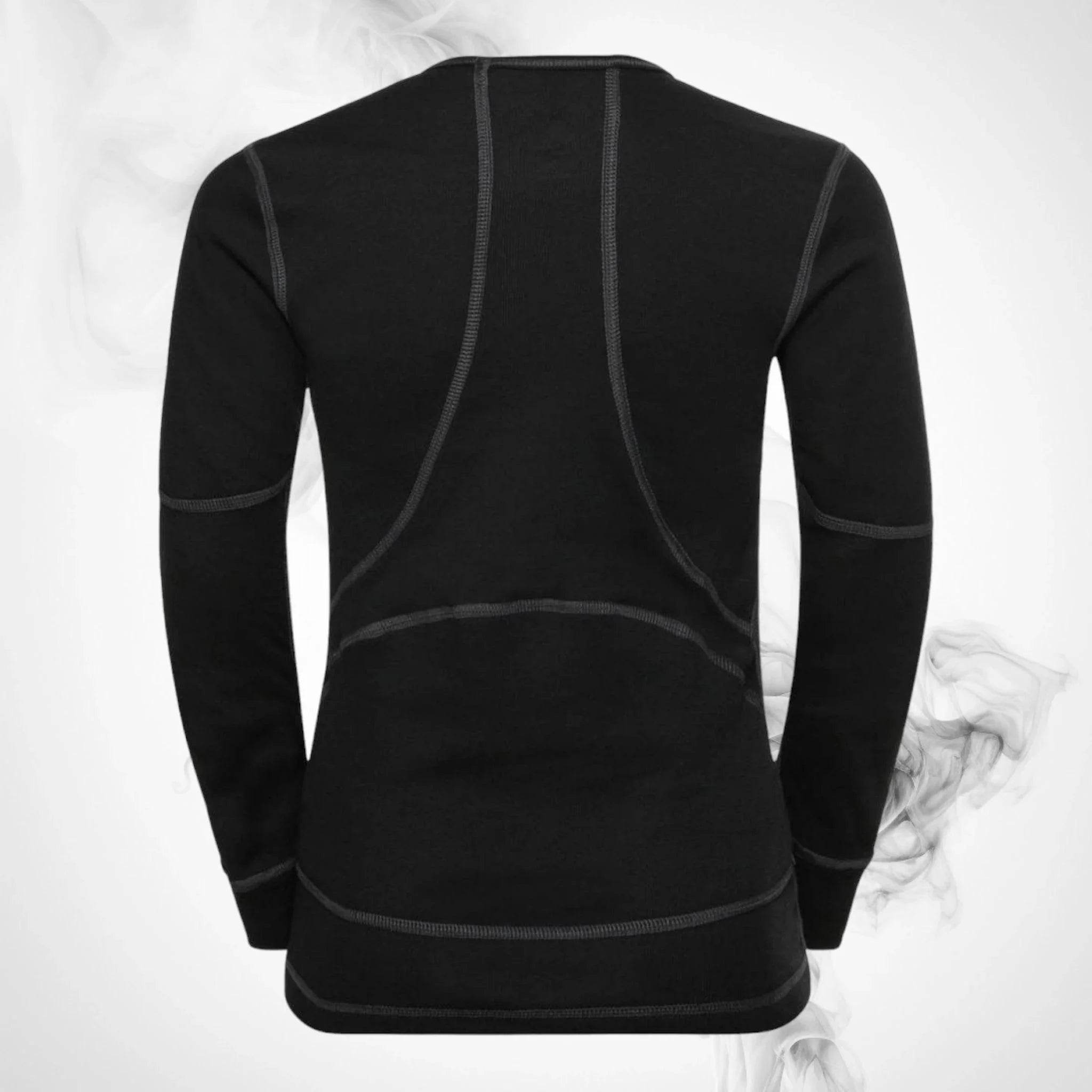 Ski Underwear shirt Odlo Active X-Warm Kids Eco BL Top Crew Neck LS Black - 2023/24 - Dash Racegear Store