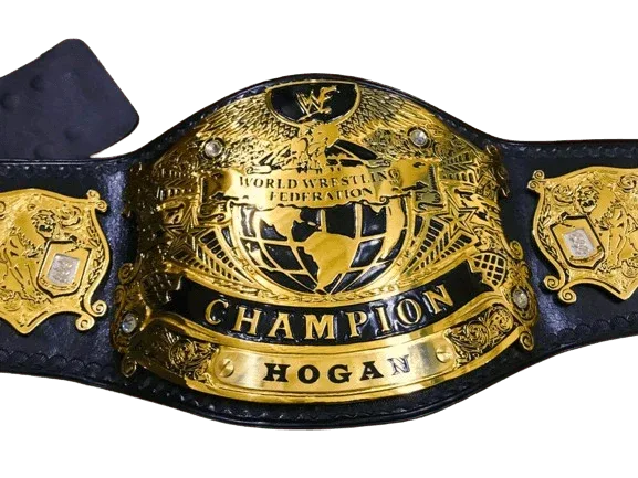 WWF Undisputed V1 Championship Belt in 4MM Zinc & 24KT Gold Plating - 1 | Dash Racegear