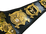 WWF Undisputed V1 Championship Belt in 4MM Zinc & 24KT Gold Plating - 3 | Dash Racegear
