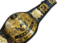 WWF Undisputed V1 Championship Belt in 4MM Zinc & 24KT Gold Plating - 2 | Dash Racegear
