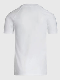 Adidas Celtics 2026/27 T-Shirt Shirt unisex detail view 2 | Dash Racegear — Unisex Boston Celtics 2026 27 White Adidas T Shirt showcasing fresh hardwood inspired style for loyal supporters