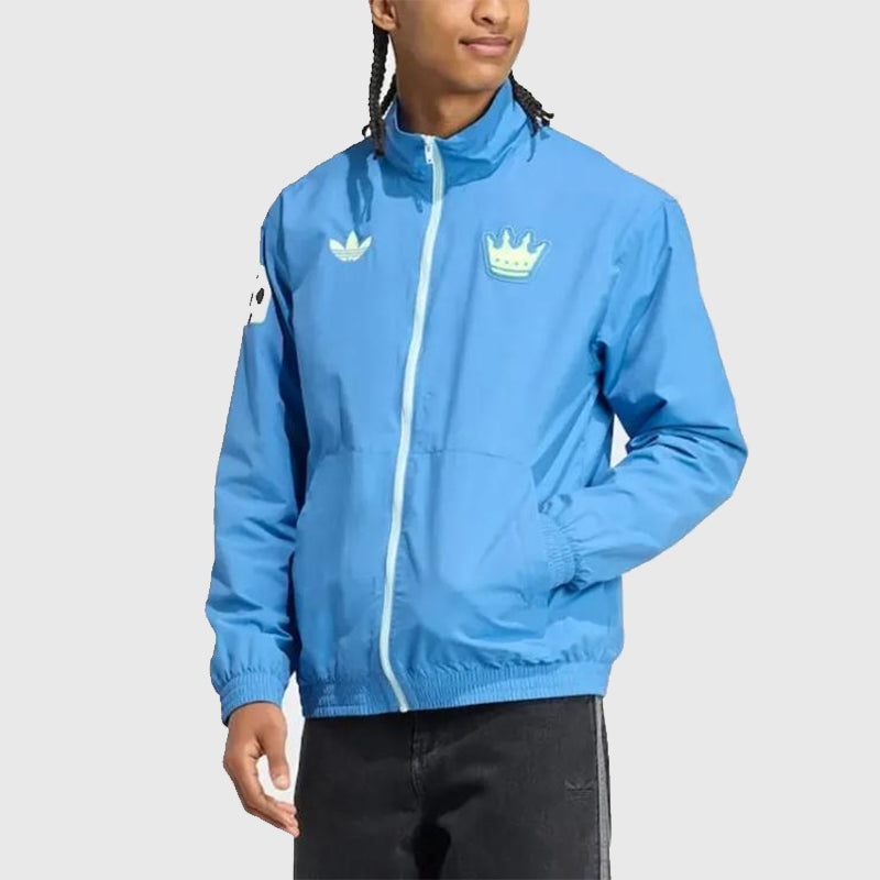 Charlotte FC 2025 Anthem Blue Jacket Jacket unisex detail view 2 | Dash Racegear — 2025 Charlotte FC Anthem Jacket – Modern Blue Design