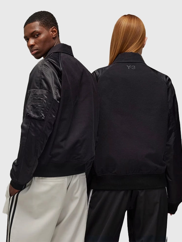 Adidas Y-3 Flight Jacket Jacket unisex detail view 2 | Dash Racegear — Yohji Yamamoto x Adidas Y-3 Flight Jacket urban look