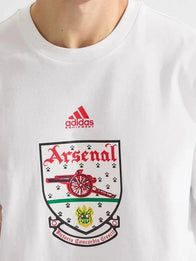 Arsenal adidas 92/94 Bringback T-Shirt Shirt unisex detail view 4 | Dash Racegear — Retro Arsenal T-Shirt with bold adidas 92/94 graphics