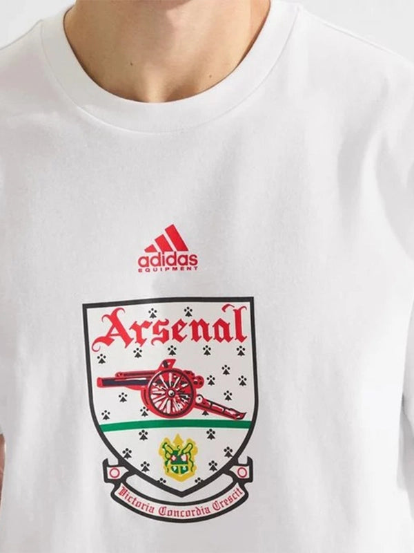 Arsenal adidas 92/94 Bringback T-Shirt Shirt unisex detail view 4 | Dash Racegear — Retro Arsenal T-Shirt with bold adidas 92/94 graphics