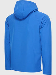 Milano Cortina 2026 Olympics Softshell Hooded Jacket Jacket unisex detail view 3 | Dash Racegear — Milano Cortina 2026 Softshell Hooded Jacket in blue, sleek and weather-resistant, ideal for Olympic supporters or active days.