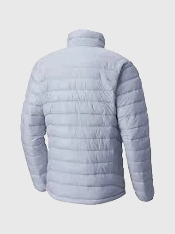 Columbia Curling USA Jacket Jacket unisex detail view 4 | Dash Racegear — Grey Curling USA jacket by Columbia featuring zip pockets and comfortable fit for fans and casual wear.